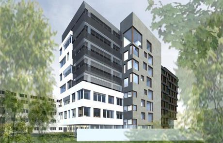 Kancelsk projekt Tetris Office Building na Praze 4