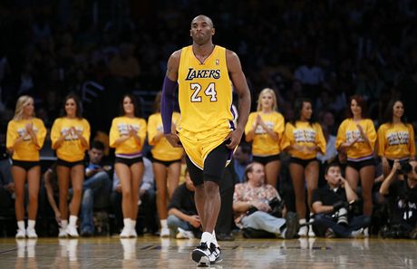 Smutná hvzda basketbalist Los Angeles Lakers Kobe Bryant