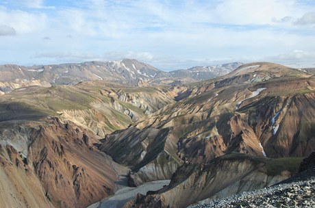 Pohled z hory Bláhnúkur