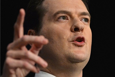 Ministr financí George Osborne 