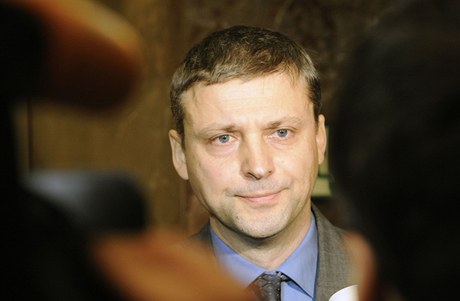 Roman Pekárek poté co složil poslanecký slib