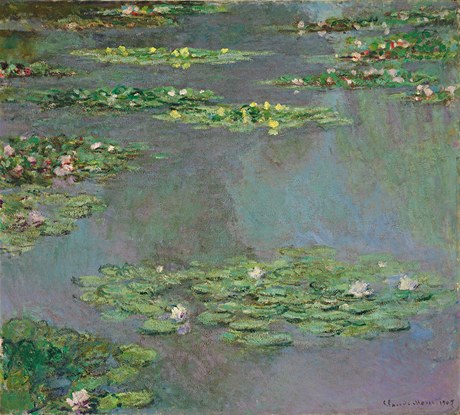 Vodní lilie, Claude Monet