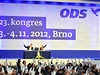 V Brn zaal 3. listopadu 23. kongres ODS. 