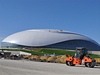 Nový Velký lední stadion na behu erného moe u Soi, kde se bhem zimních olympijských her 2014 budou svádt hokejové zápasy