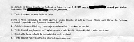 Klient Komer�n� banky si vymohl zru�en� poplatku za spr�vu �v�rov�ho ��tu.