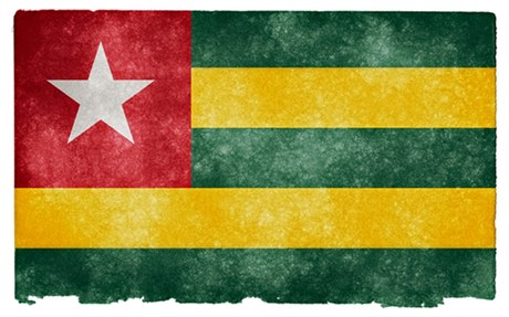 Vlajka státu Togo