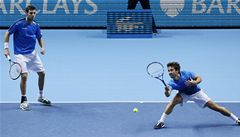 panltí deblisté Marcel Granollers (vlevo) a Marc López 