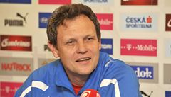 Trenér slovenské reprezentace Stanislav Griga 