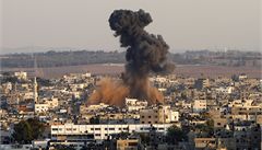 Raketa z Gazy dopadla jen pr kilometr od meity Al-Aks