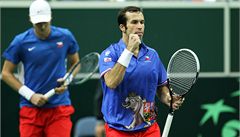 Tomá Berdych (vlevo) a Radek tpánek