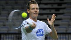 Berdych ped finle DC poprv trnoval: U se moc tm