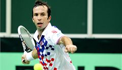 Radek tpánek pi finále Davis Cupu.