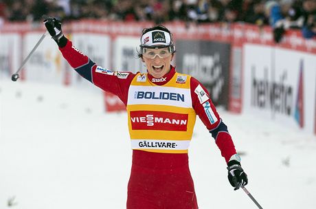 Norská bkyn na lyích Marit Björgenová 