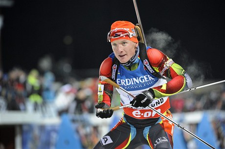 Český biatlonista Ondřej Moravec