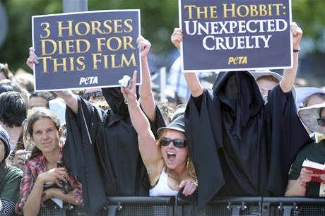 Na Zélandu protestují proti Hobitovi.
