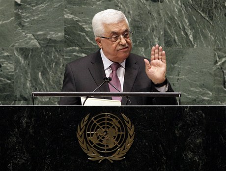 Palestinský prezident Mahmúd Abbás 