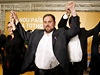 Republikánská levice Katalánska slaví. Po volbách obsadí 21 mandát místo pvodních deseti.