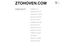 Ztohoven zv��ejnili i svá telefonní �ísla