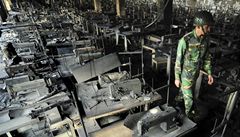 Obvinni ze zabit. Majitel vyhoel textilky v Dhce jsou ve vzen