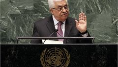 Palestinský prezident Mahmúd Abbás 