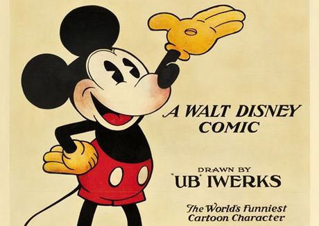 Vydraený plakát Myáka Mickeyho