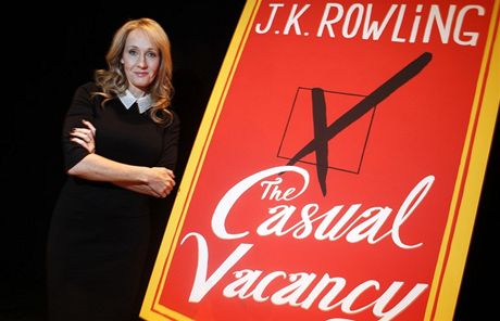 J. K. Rowlingov pi prezentaci sv nov knihy The Casual Vacancy