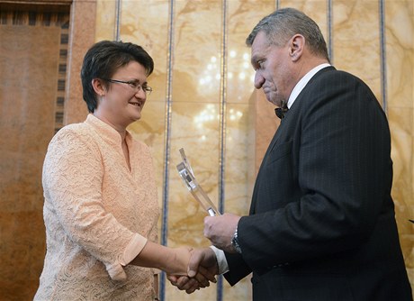 Lenka Slavíková, laureátka Ceny Michala Velíka 2012