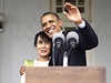 Americký prezident Barack Obama na návtv Barmy, kde se setkal s vdkyní barmské opozice Su ij.