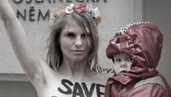 P�íb�h Anastazie i její pra�ská demostrace se dostala na facebookové stránky organizace Femen