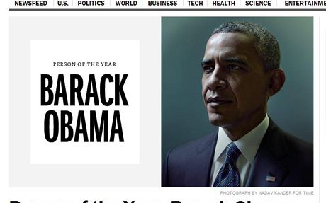 Osobností roku asopisu Time se stal americký prezident Barack Obama
