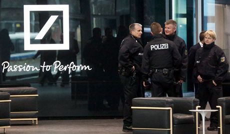 Policejní razie v sídle nmecké Deutsche Bank