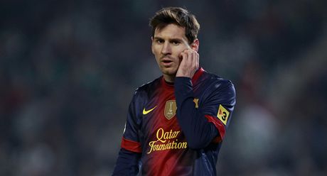 Fotbalový kanonýr Barcelony Lionel Messi