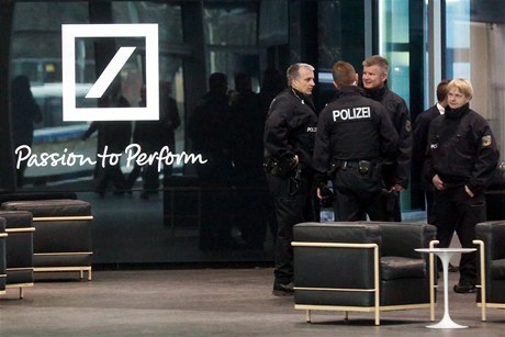 Policejní razie v sídle nmecké Deutsche Bank