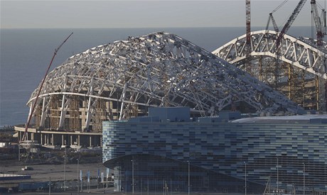 Jeáby v Soi staví olympijský stadion pro zimní hry v roce 2014
