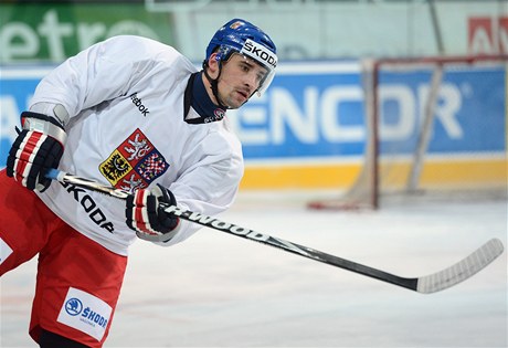 Český hokejista Tomáš Plekanec v reprezentačním dresu