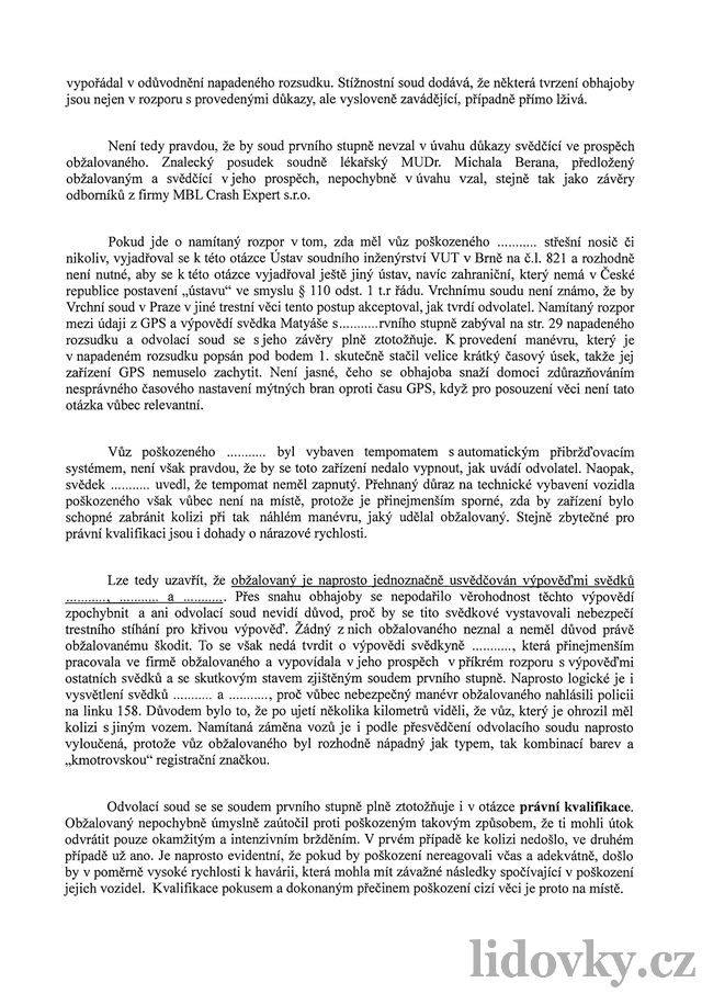Usnesení o odvolání Alee Trpiovského k vrchnímu soudu - strana 4