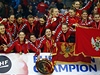 Radost házenkáek erné Hory z triumfu na mistrovství Evropy