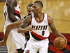 Basketbalista Portlandu Trail Blazers Damian Lillard 