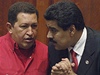 Hugo Chávez a Nicolas Maduro na snímku z roku 2007