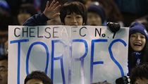 Japonský fanoušek Chelsea a jejího útočníka Fernanda Torrese