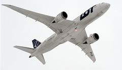 Na praském Letiti Václava Havla 14. prosince poprvé pistál Boeing 787 Dreamliner.
