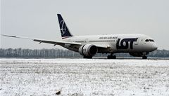 Na praském Letiti Václava Havla 14. prosince poprvé pistál Boeing 787 Dreamliner.