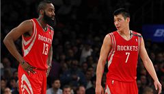 Houston Rockets (zleva James Harden a Jeremy Lin) | na serveru Lidovky.cz | aktuální zprávy
