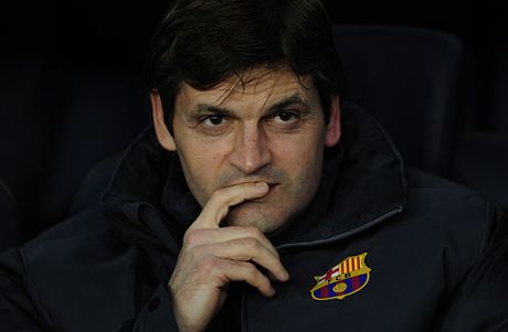 Trenér fotbalist Barcelony Tito Vilanova