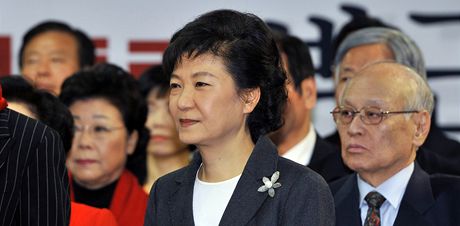 Jihokorejská prezidentka Pak Kun-Hje