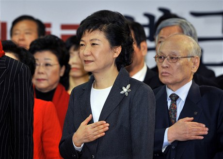Jihokorejská prezidentka Pak Kun-Hje