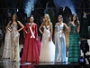 Pt finalistek soute Miss Universe.