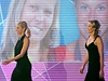 Tenistky Andrea Hlaváková (vlevo) a Lucie Hradecká obsadily esté místo v anket Sportovec roku