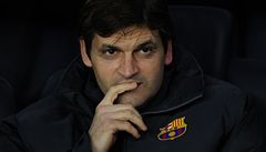 Trenér fotbalist Barcelony Tito Vilanova