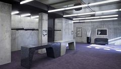 Strohý vnit�ek stavby.